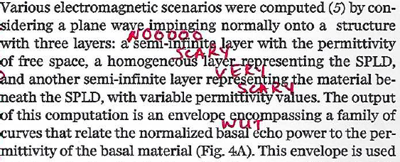 Screenshot of a paragraph of a paper with an annotation in red.