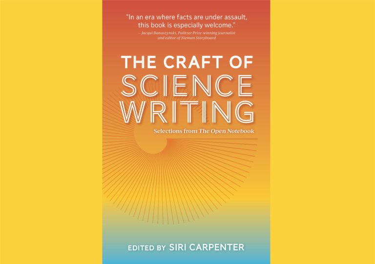 Cover of The Craft of Science Writing book.